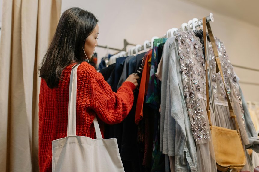 vintage and thrift shopping